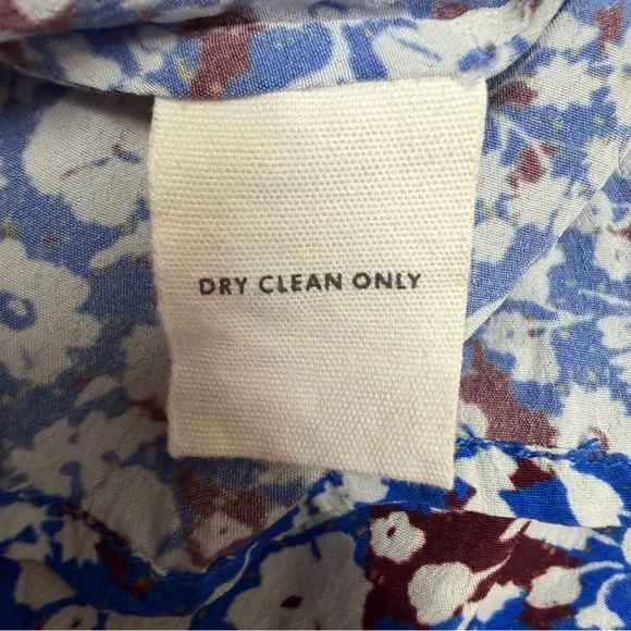 Apiece Apart Blue Floral Mini Dress size S - Picture 11 of 11